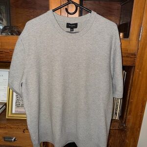 Men's Gray Textured Shirt